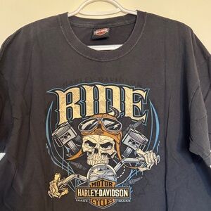Harley-Davidson Charcoal Ride Graphic Tee